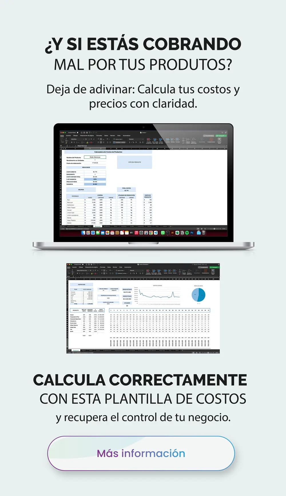 Plantilla de costos